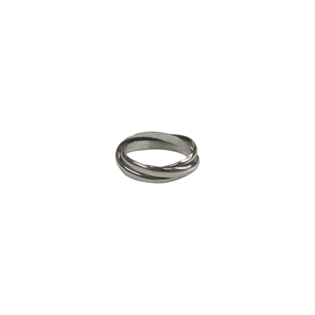 Δαχτυλίδι ασημένιο 925 τρίβερο