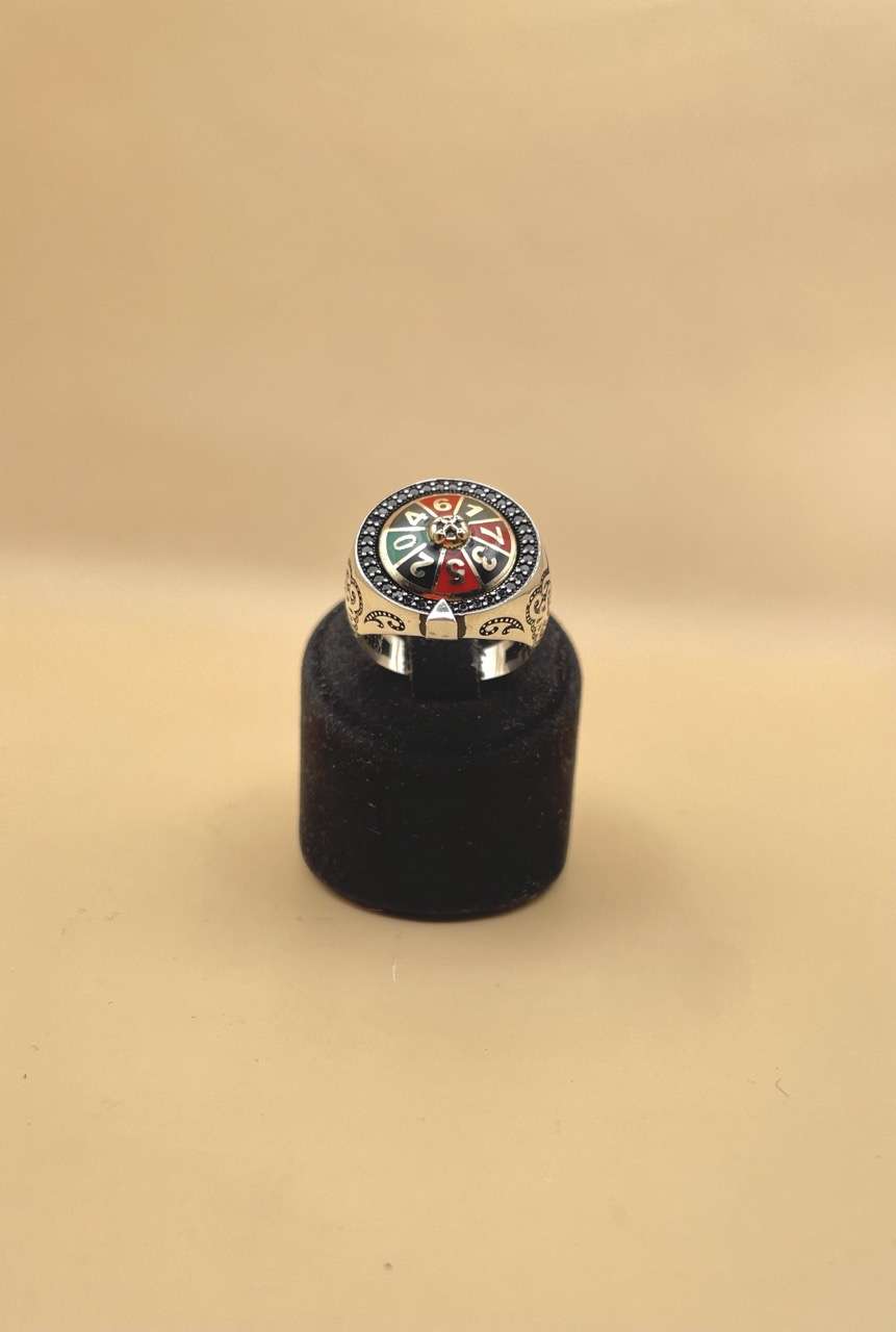 Ασημένιο δαχτυλίδι 925 Ρουλέτα